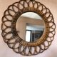 Rattan mirror 42cm