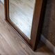 Vintage Floor Mirror in Light Brown Oak Frame, 1950s