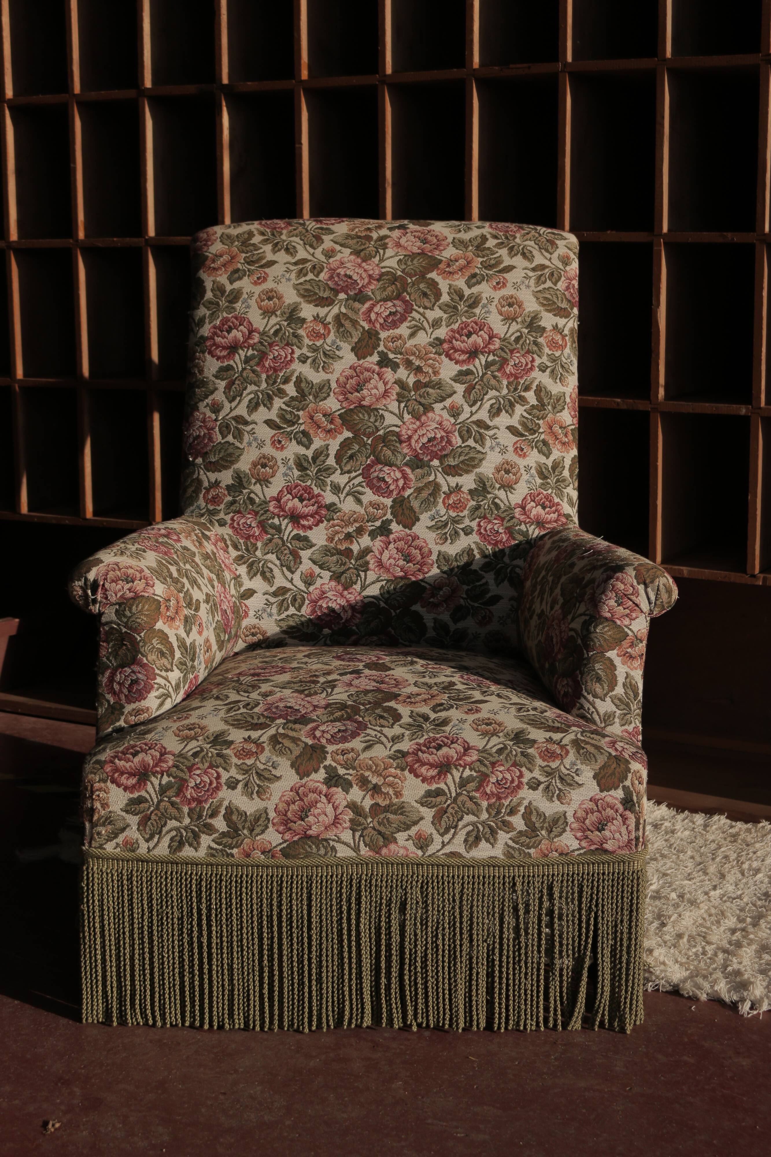 English armchair from the Napoleon III period