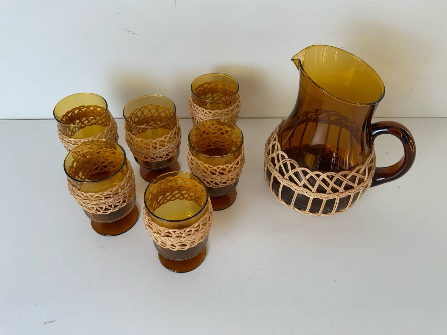 Verres vintage 70s
