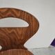 Chaise Baumann de bistrot modèle "fourmi" vintage 1950