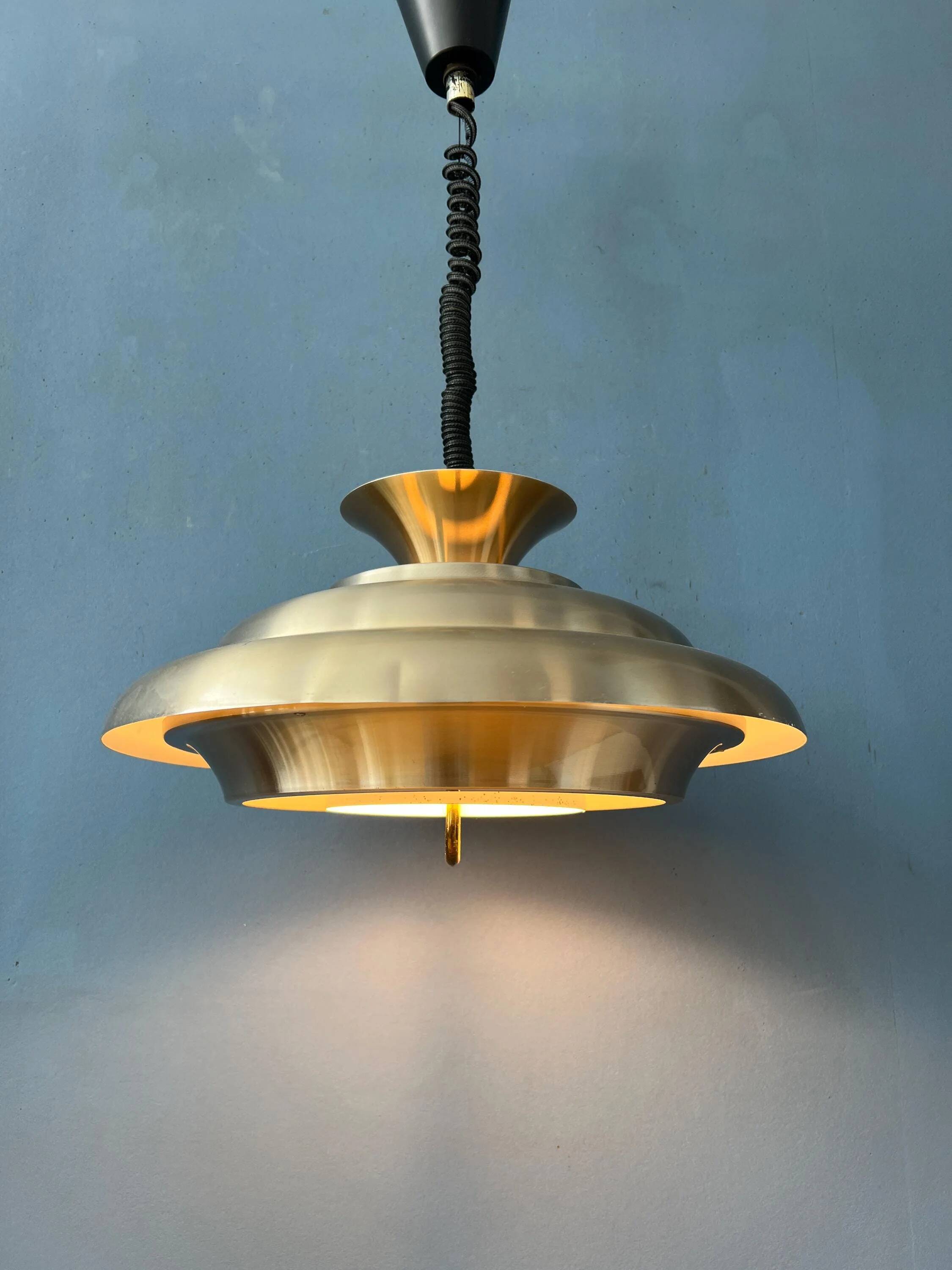 Vintage Mid-Century Dijkstra UFO Suspension Light
