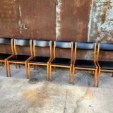 Set of 6 Scandinavian-style chairs