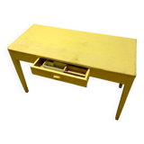 Yellow farm table