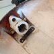 Ceiling lamp porthole cast iron industrial style / vintage 50s-60s
