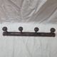 Art Deco 4-hook coat rack