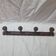 Art Deco 4-hook coat rack