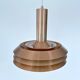 Mid-century modern Danish copper pendant light, 1970s