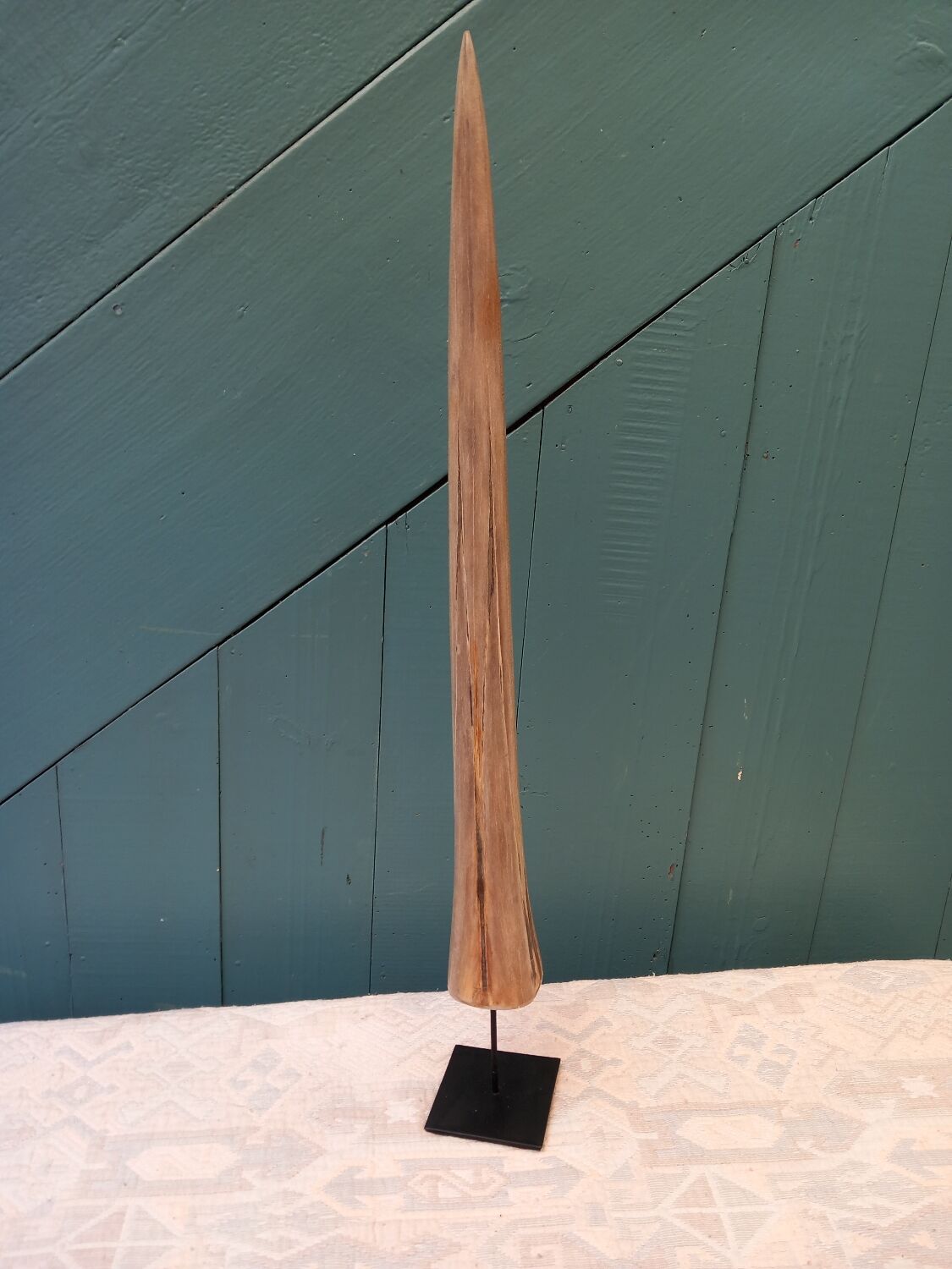 Rostrum marlin on Metal base sport fishing