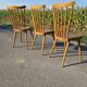 Set of 3 Baumann bistro chairs, Menuet model