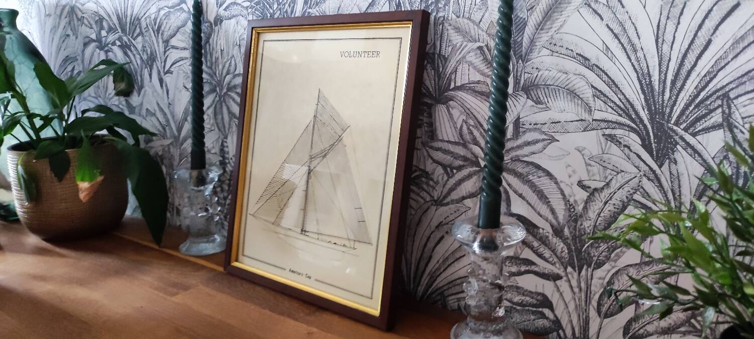 Volunteer sailboat frame