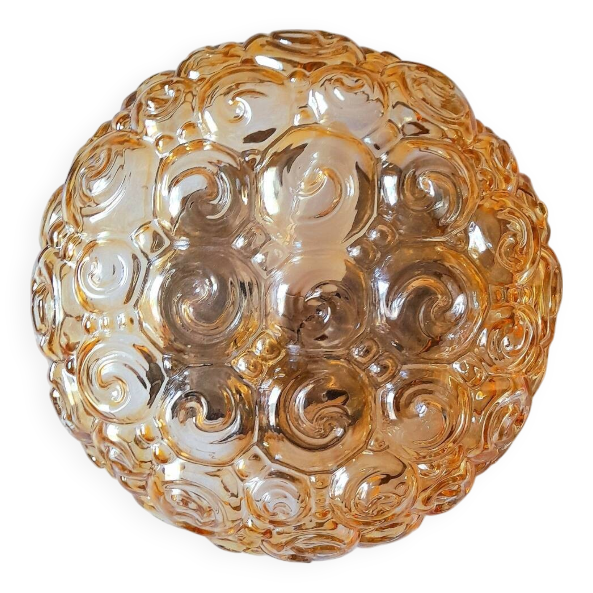 Applique ou plafonnier escargots,Helena Tynell 70s