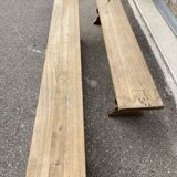 Pair of oak benches