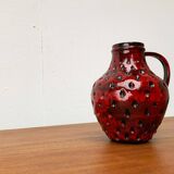 Strawberry pottery vase by Fratelli Fanciullacci for Bitossi, 1960s.