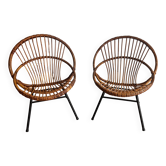 1960s shell armchairs