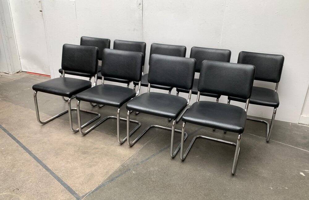 German cantilever chair Mi-century S32 by Marcel Breuer & Mart Stam for Thonet, 1970s