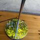 Hollywood Regency flower lamp in chrome steel and glass from the 1970s.