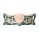 Jardinière with ceramic handles enameled vintage polychrome paint 39.5 cm