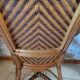 Rattan armchair