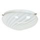 Large 38cm "swirl" murano glass ceiling wall light by vetri murano, italy, 1970s