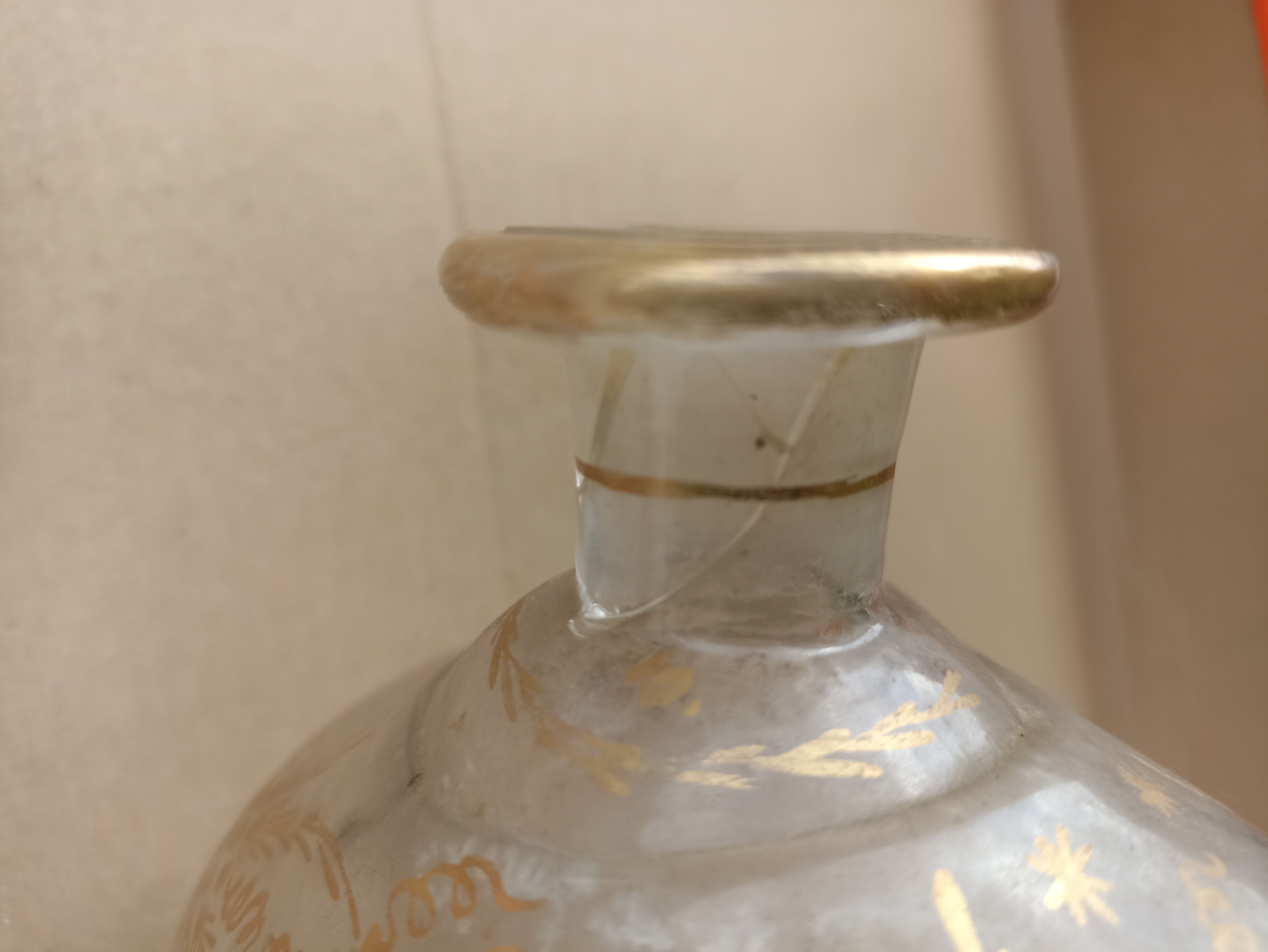 Carafe rectangulaire en verre