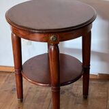 Round side table