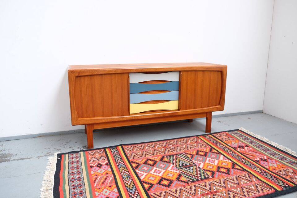 Buffet vintage danois HP Hansen en teck, années 60-70.
