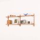 Danish mid-century upcycled teak shelving unit.