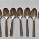 7 classic silver-plated teaspoons