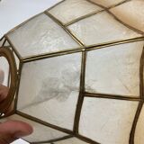 Mother-of-pearl and brass suspension