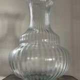 Grand vase en verre moulé 40cm