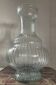 Large molded glass vase 40cm