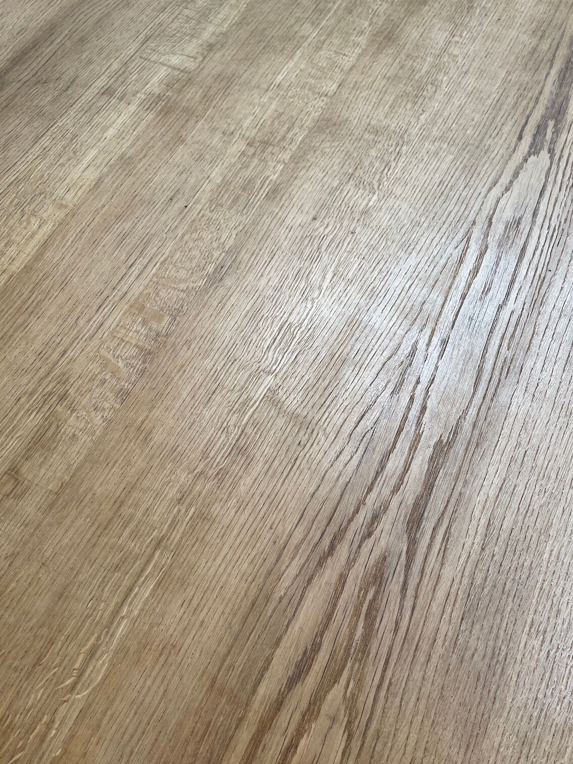 Solid oak dining table