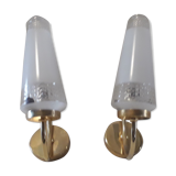 Duo sconces years 50/60