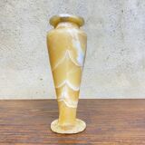 Egyptian Art Deco Alabaster Vase