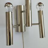 Set of Two Rare Midcentury Wall Lamp, Gaetano Sciolari, Italy, 1970s