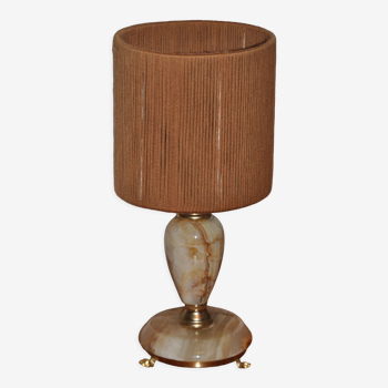 Vintage onyx table lamp