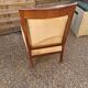 Empire style armchair in mahogany