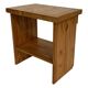 Vintage pinewood side table bedside table compact design 70's