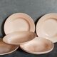 Six pastel earthenware plates from Digoin and Sarreguemines antiques