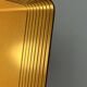 Vintage RAAK wall light, P1445, metal and brown ABS, Netherlands, 1970