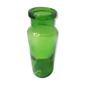 Emerald green apothecary bottle