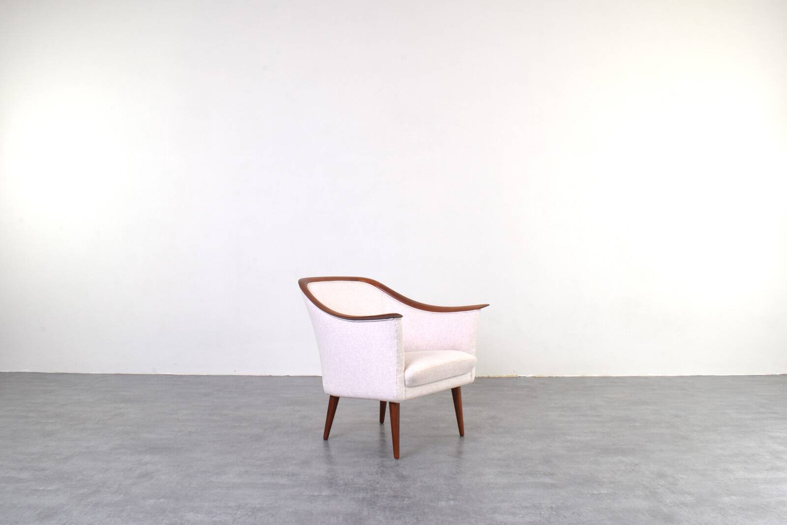 Teak Armchairs by Fredrik A. Kayser for Vatne Lenestolfabrikk, 1960s, Set o