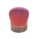 Toad armchair in old pink velvet