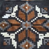 Jeté de lit ou plaid artisanal mexicain