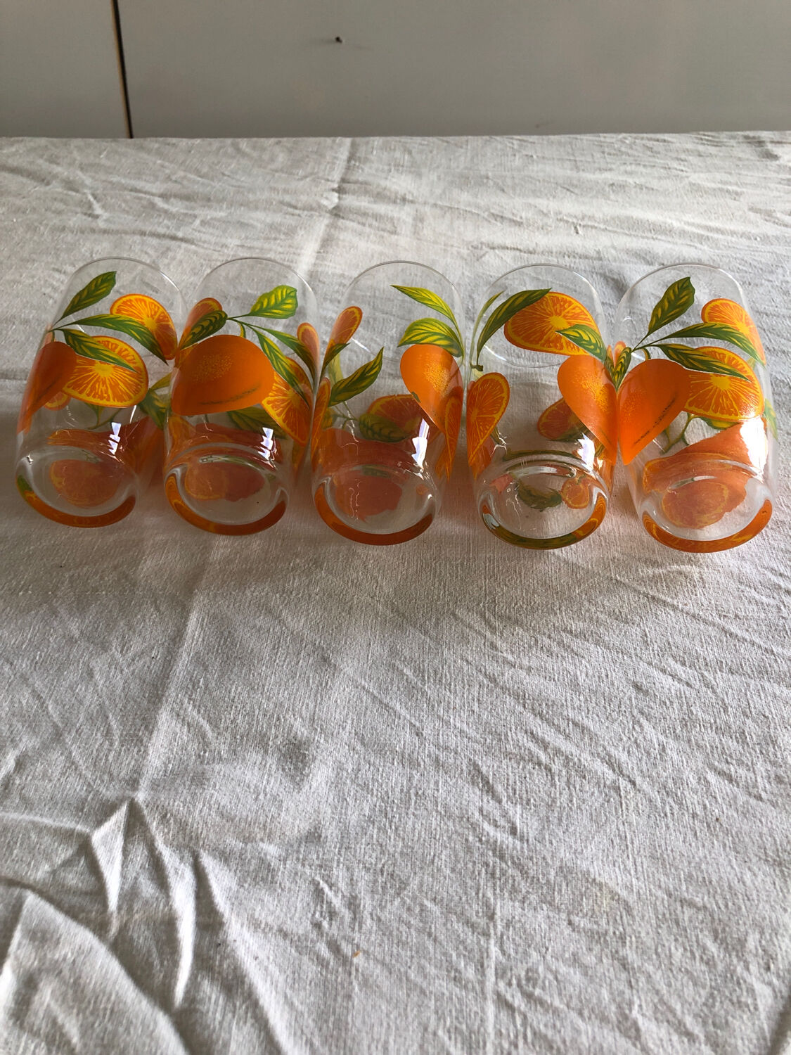Service orangeade Vintage (cruche et 5 verres)
