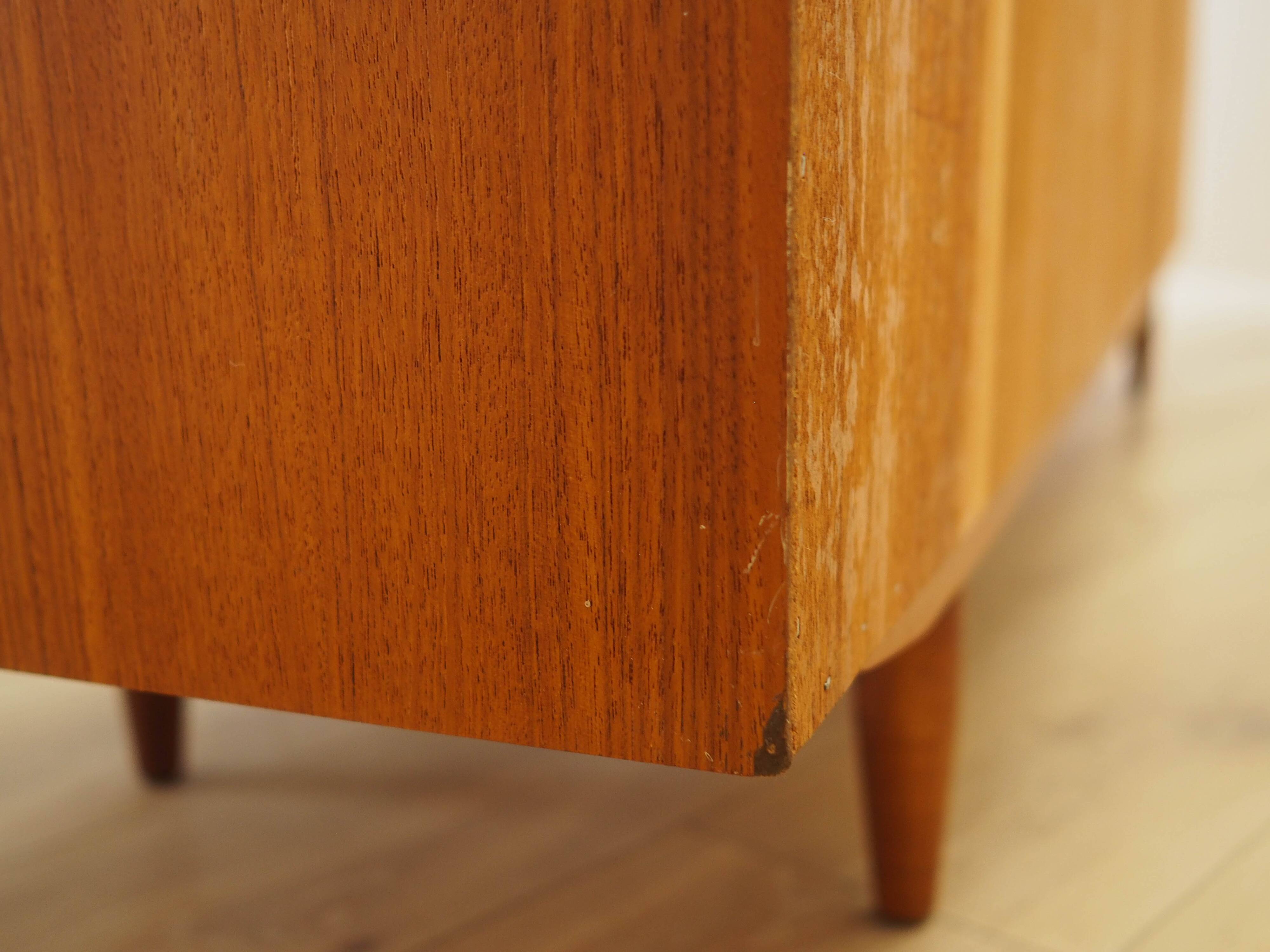 Teak sideboard, Danish design, 1970s, manufacturer: Vemb Møbelfabrik