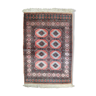 Tapis vintage Ouzbek Bukhara fait main 81cm x 118cm 1960s