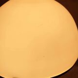 Brass and opaline glass table lamp 1980