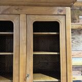 Large cherry wood bookcase